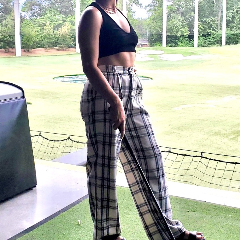 Plaid pants for fall
